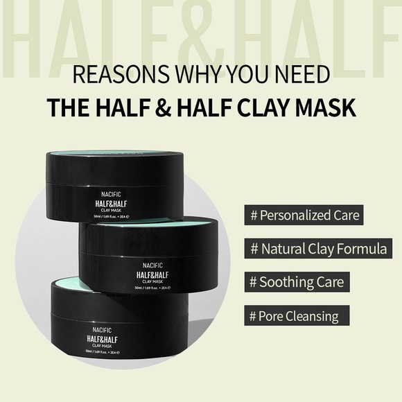 NACIFIC Half & Half Clay Mask 50ml - Picture 4 of 13